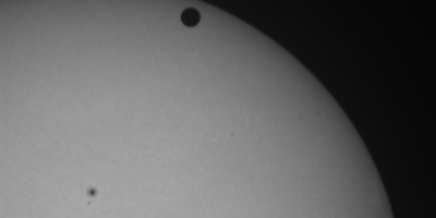 Venus and Sun