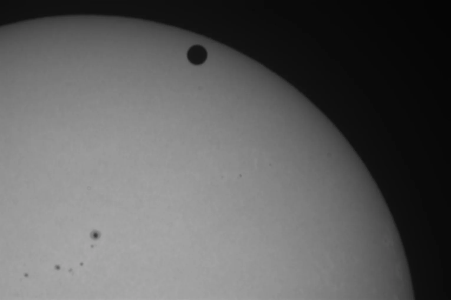 Venus and Sun