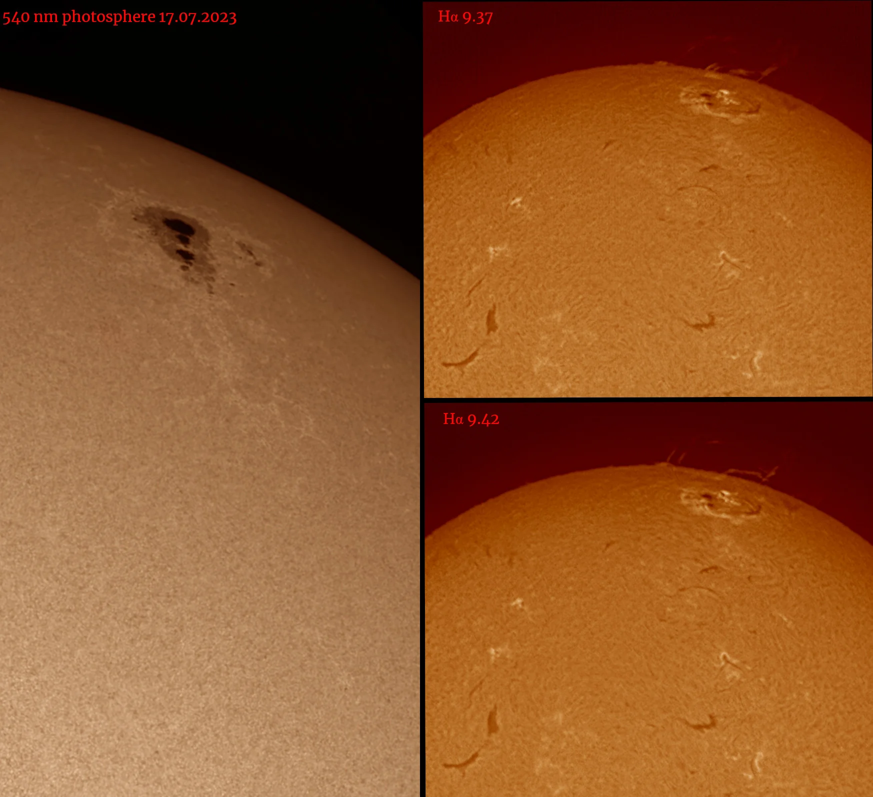 The Sun in Halpha