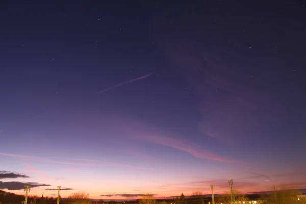 The ISS rises in the evening