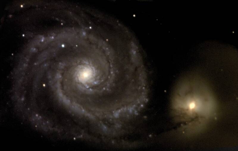 M 51 - die Whirlpoolgalaxie