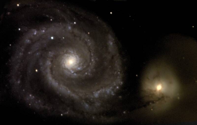 M 51 - die Whirlpoolgalaxie M 51 - die Whirlpoolgalaxie